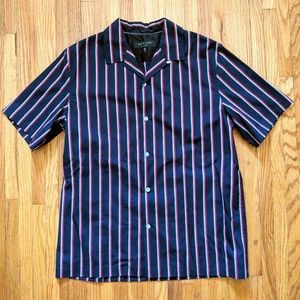 Rag and Bone Short Sleeve Shirt w Stripes